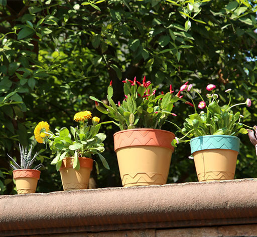 Garden Plastic Stackable Mini Succulent Planters