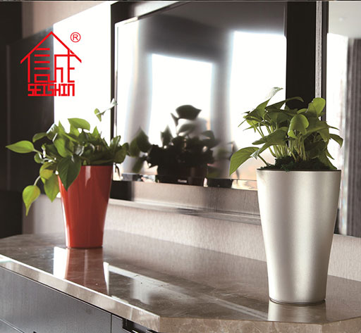 Decorative indoor self watering plastic plant flower pots wholesale