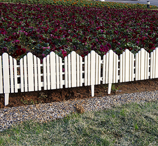 Cheap plastic decorative border fence for garden