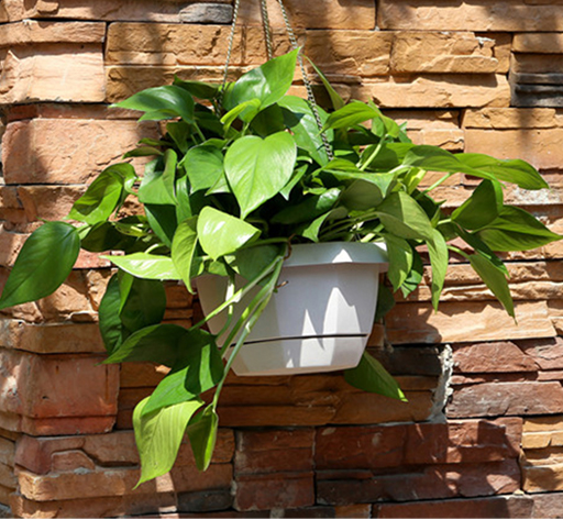 Eco friendly plastic geometric hanging planter pots